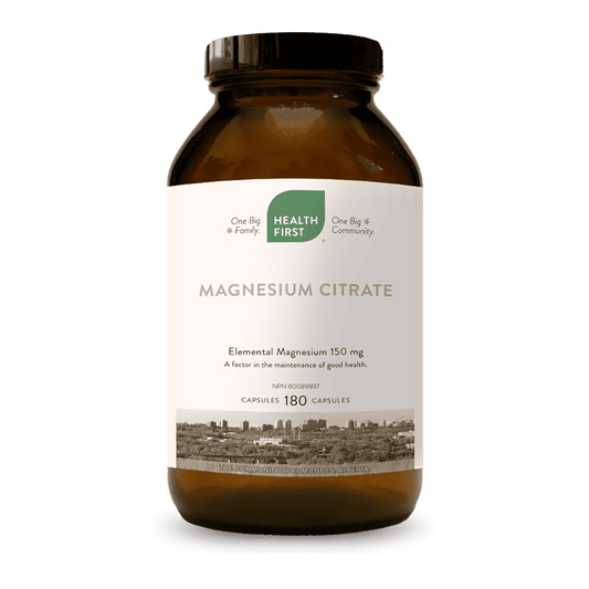 Magnesium Citrate 150mg, 180 Capsules