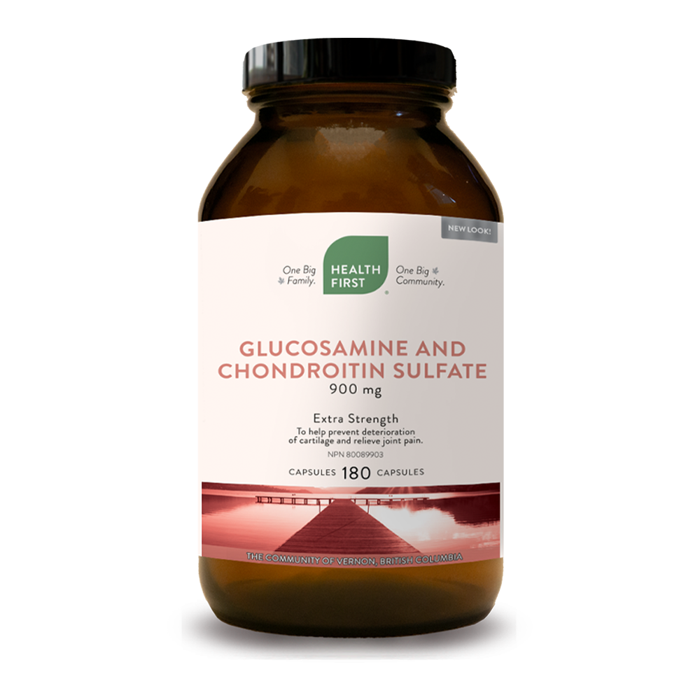 Glucosamine & Chondroitin Sulfate 900mg, 180 Capsules