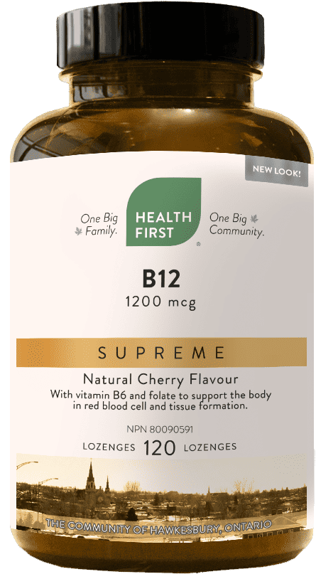 B12 Supreme (Cherry Flavor), 120 Lozenges