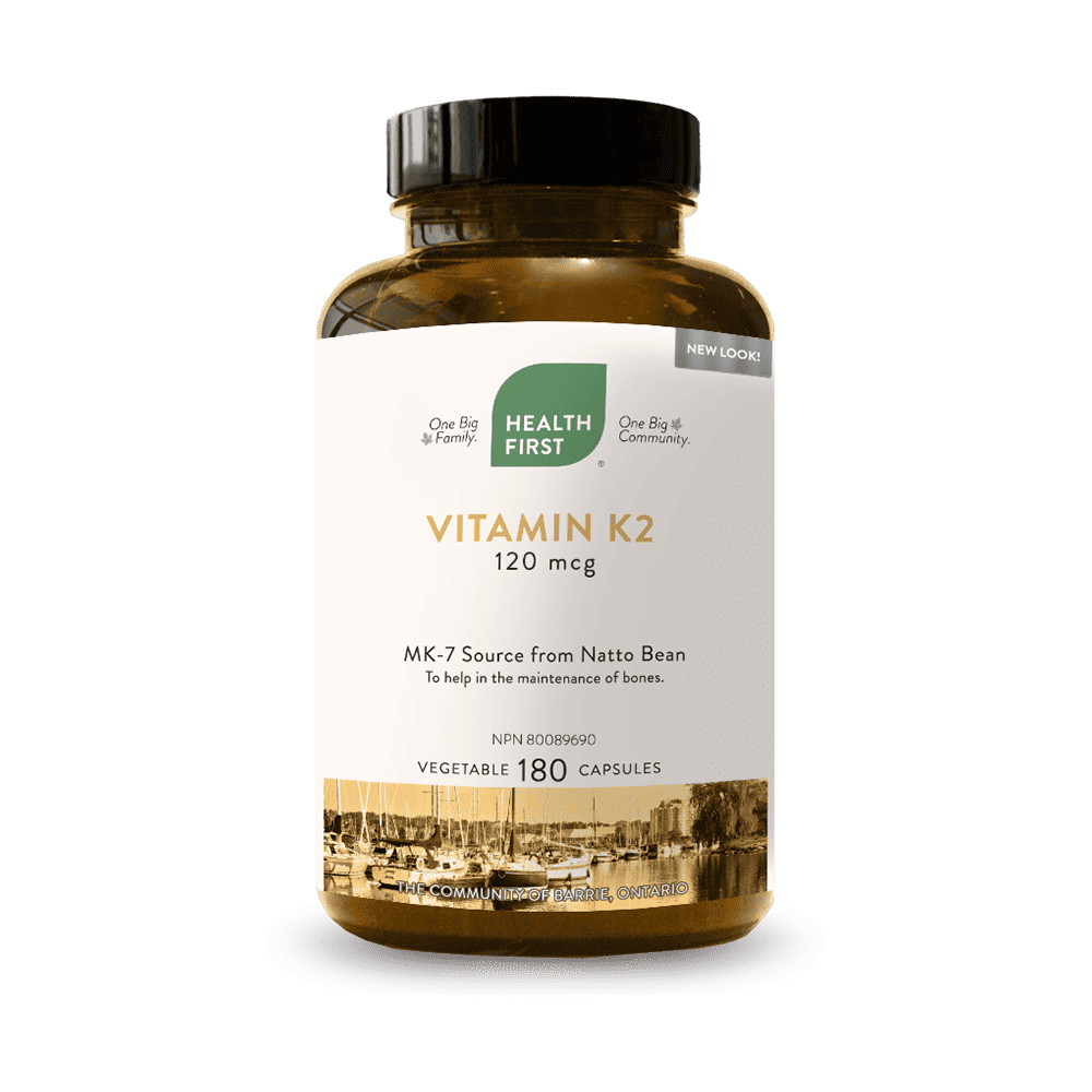 Vitamin K2 120mcg, 180 Capsules