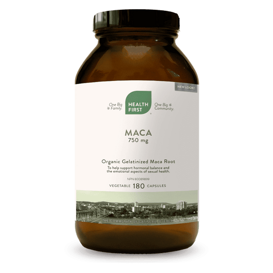 Organic Maca 750mg, 180 Capsules