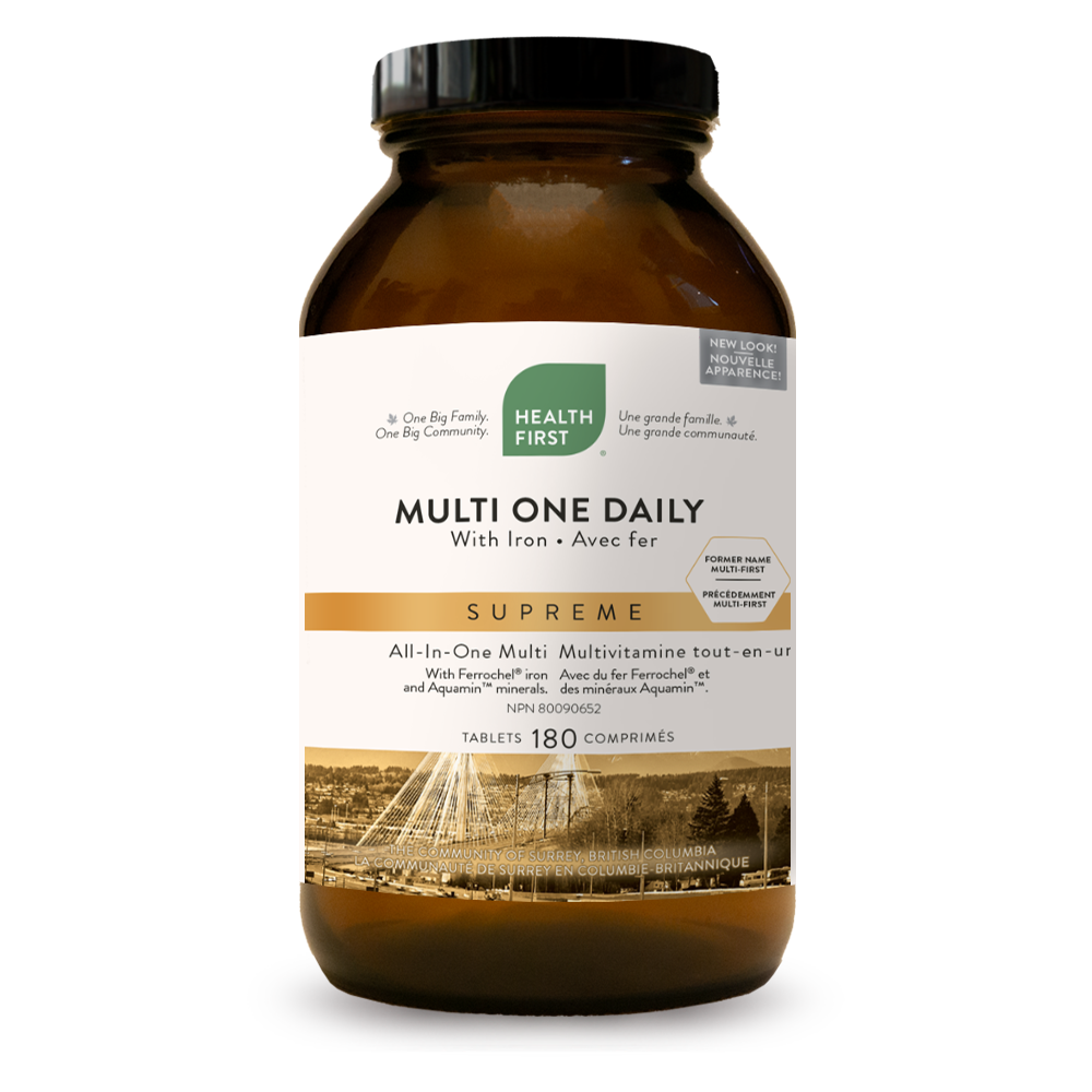 Multivitamin One Daily - With Iron Supreme, 180 Tablets