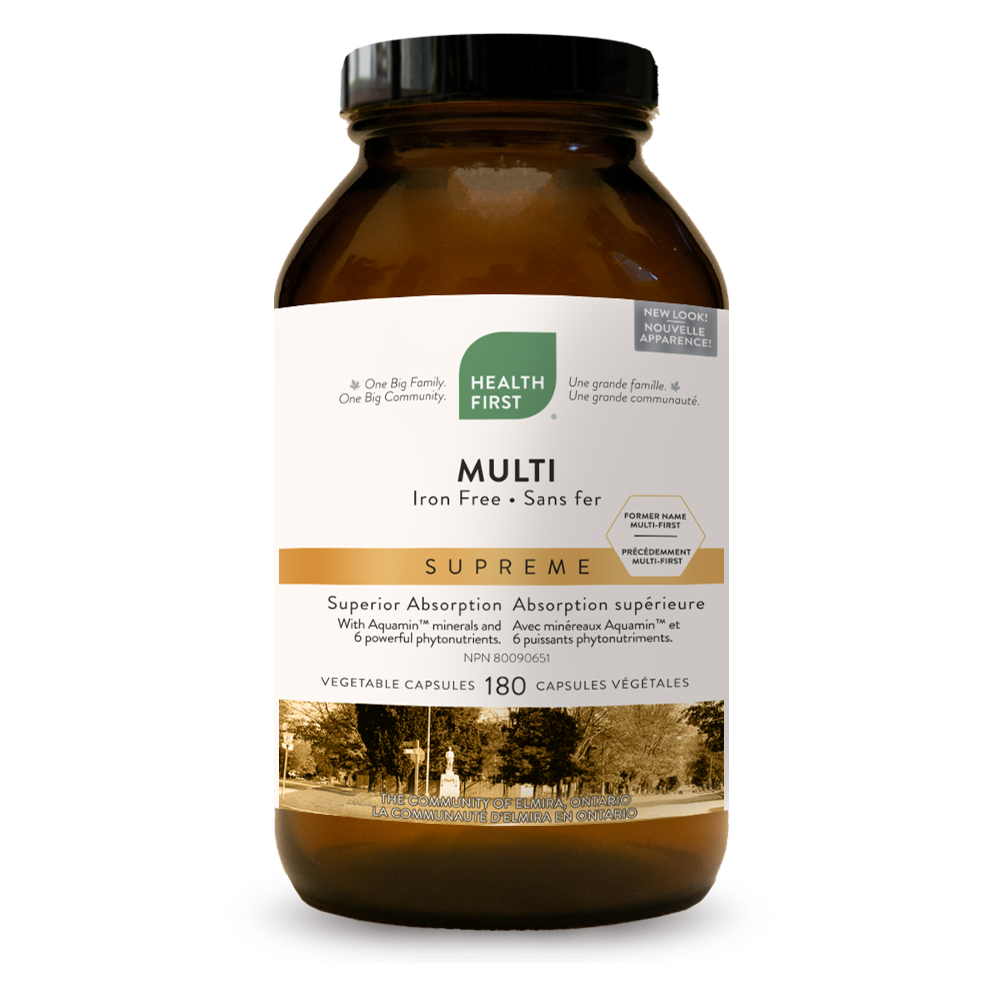 Multivitamin - Iron Free Supreme, 180 Capsules