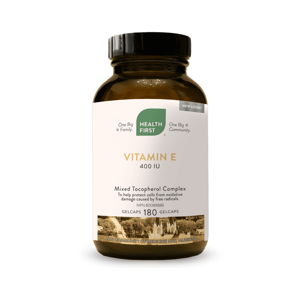 Vitamin E 400IU, 180 Gel Capsules