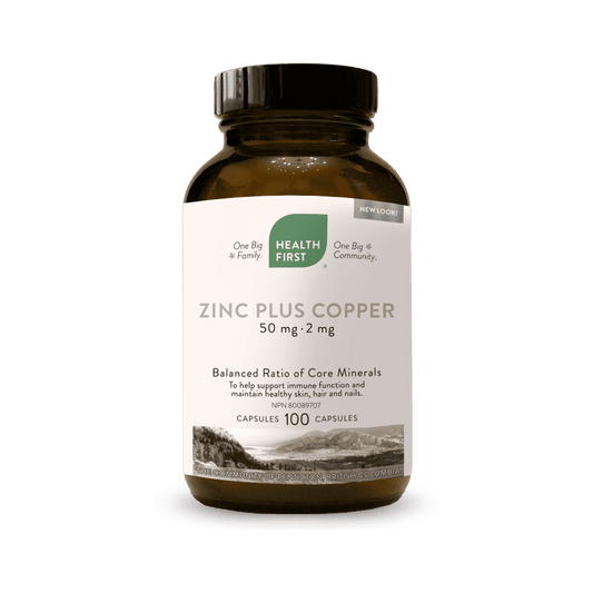 Zinc Plus Copper 50mg/2mg, 100 Capsules