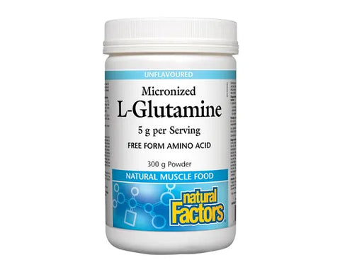 Natural Factors Micronized L-Glutamine Unflavoured 300g