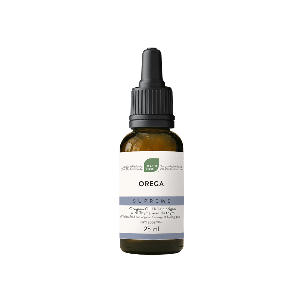 Orega Supreme Wildcrafted & Organic Oregano Oil With Thyme, 25 ml