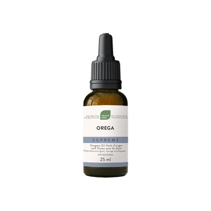Orega Supreme Wildcrafted & Organic Oregano Oil With Thyme, 25 ml