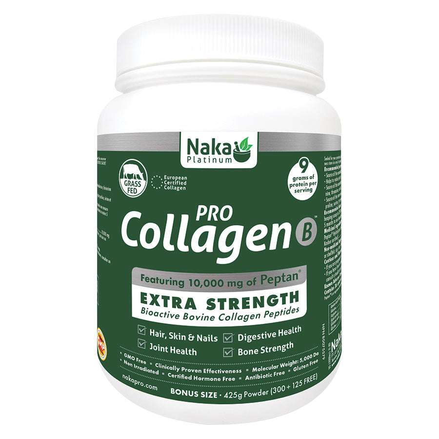 Collagen Bovine Extra Strength (Unflavored), 425g Powder