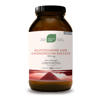 Glucosamine & Chondroitin Sulfate 900mg, 180 Capsules