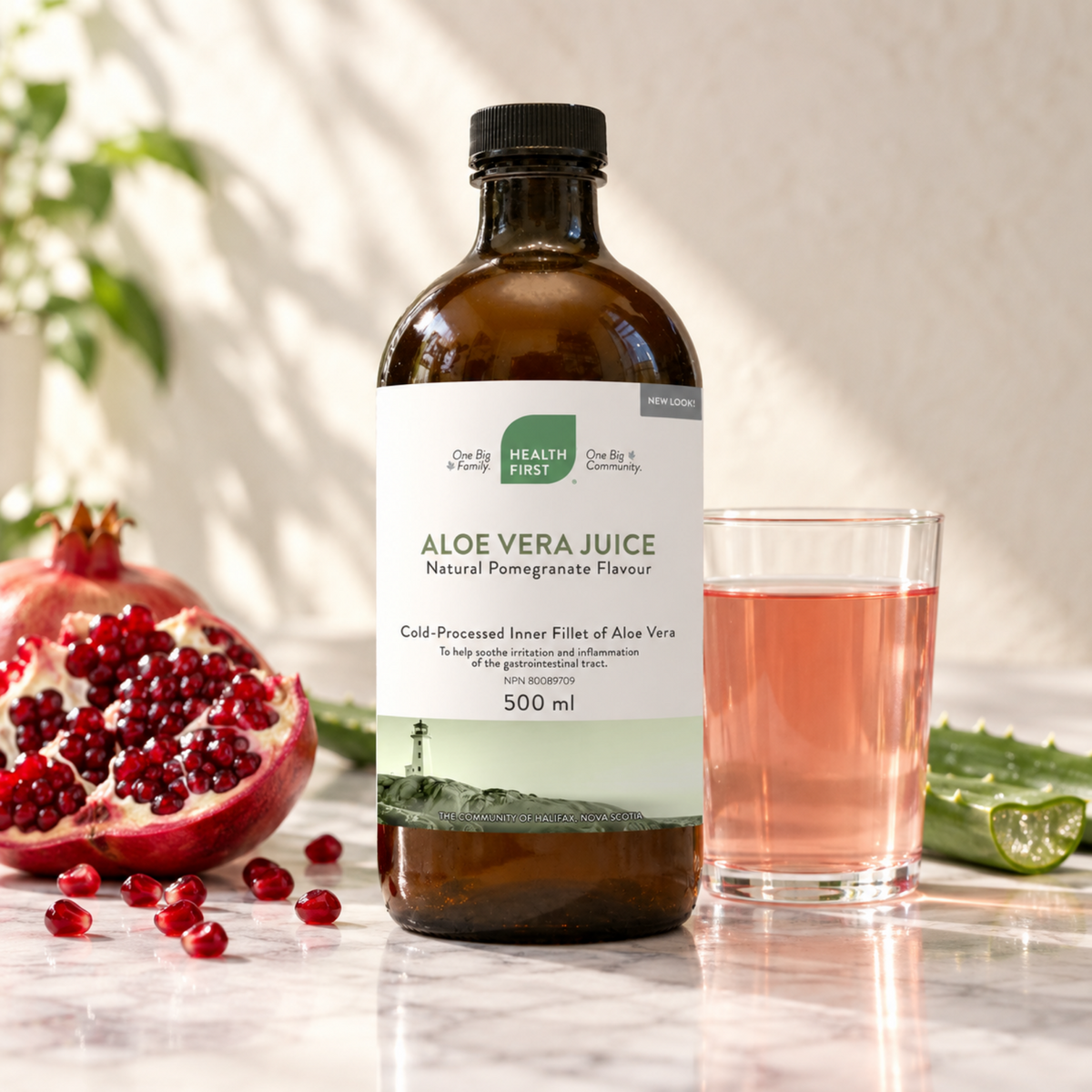 Aloe Vera Juice (Pomegranate Flavor), 500ml