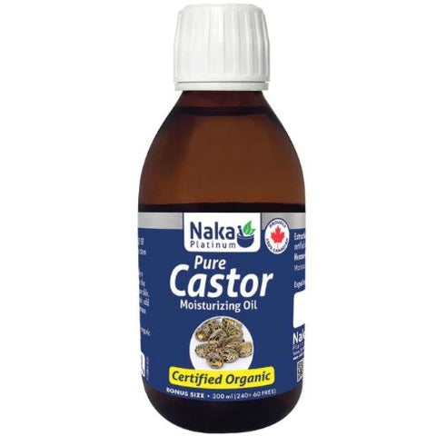 Naka Platinum Certified Organic Castor Oil, 300ml