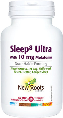 New Roots Herbal Sleep 8 Ultra 60 Veg Capsules