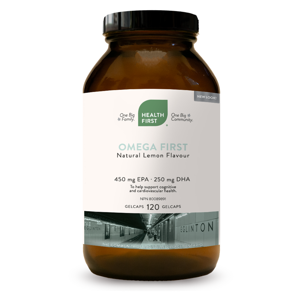 Omega First 450mg EPA/250mg DHA (Lemon Flavor), 120 Capsules