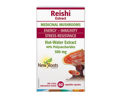 New Roots Herbal Reishi Extract, 60 Caps