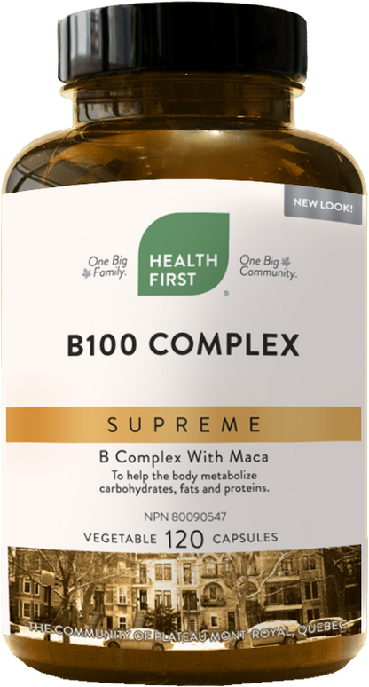 B100 Complex Supreme, 120 Capsules