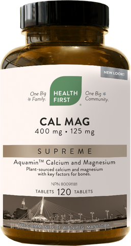 Health First Cal Mag 400mg/125mg 120 tablets