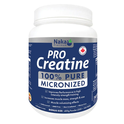 Pro Creatine 100% Pure Micronized, 400g Powder