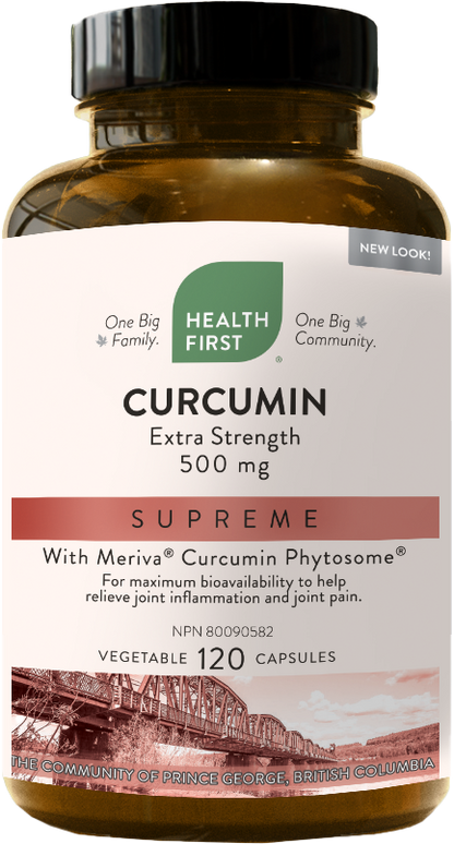 Curcumin Extra Strength Supreme 500mg, 120 Capsules