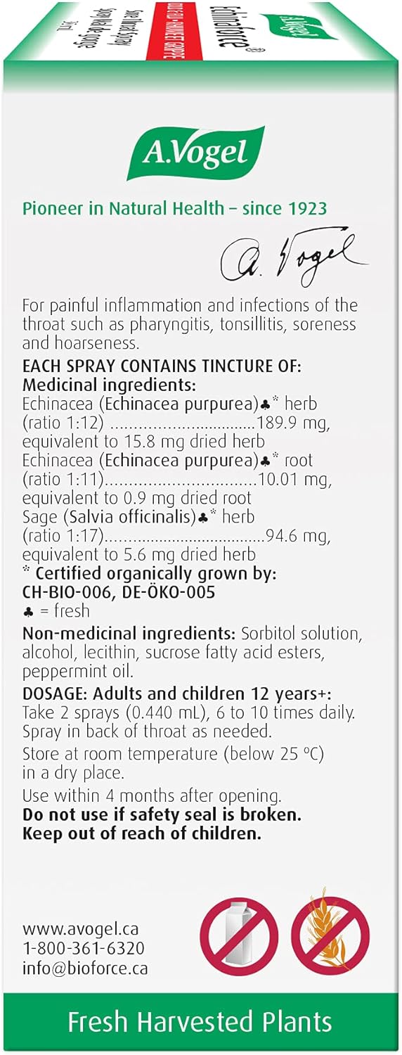 Echinaforce Sore Throat Spray Fast Acting Relief 30mL