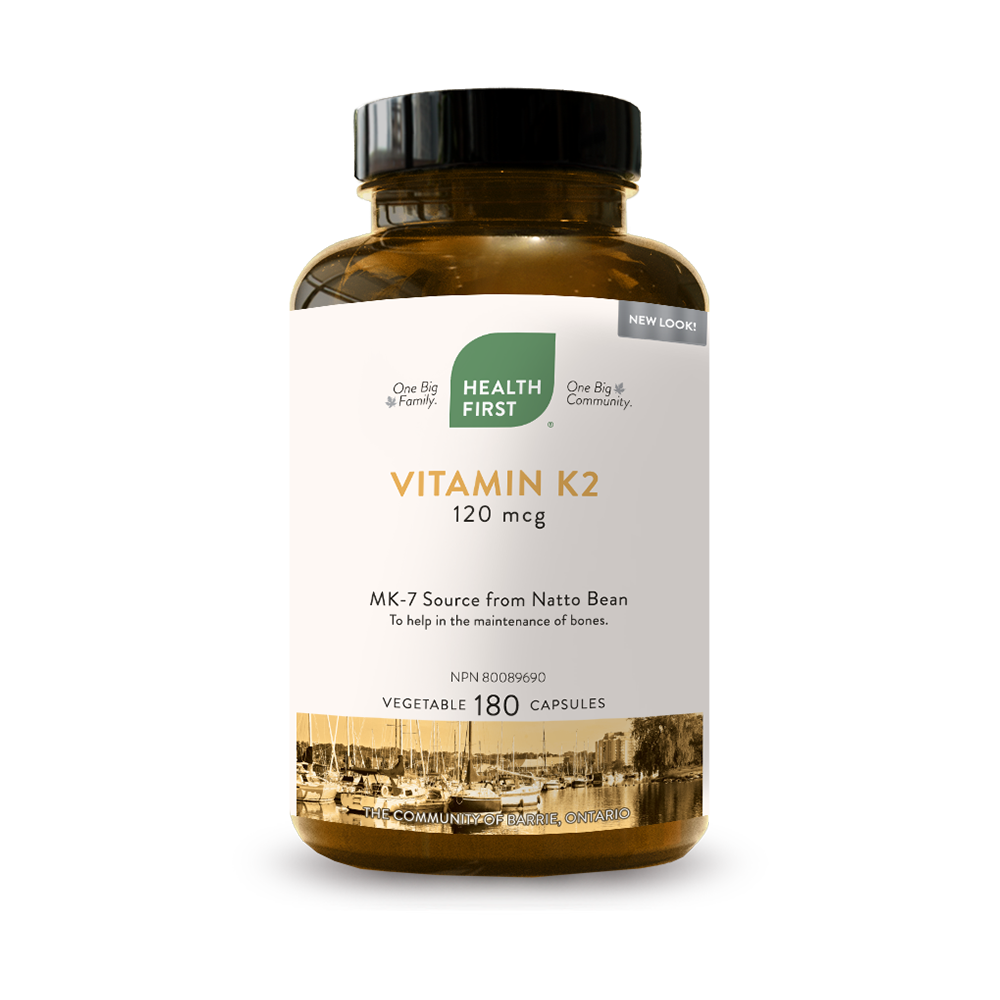 Vitamin K2 120mcg, 180 Capsules