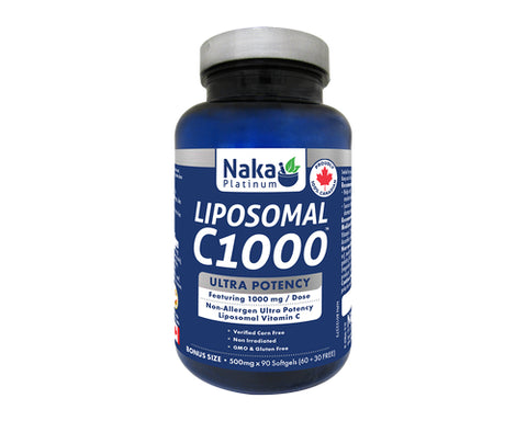 Naka Platinum Liposomal C1000 90 Soft Gel