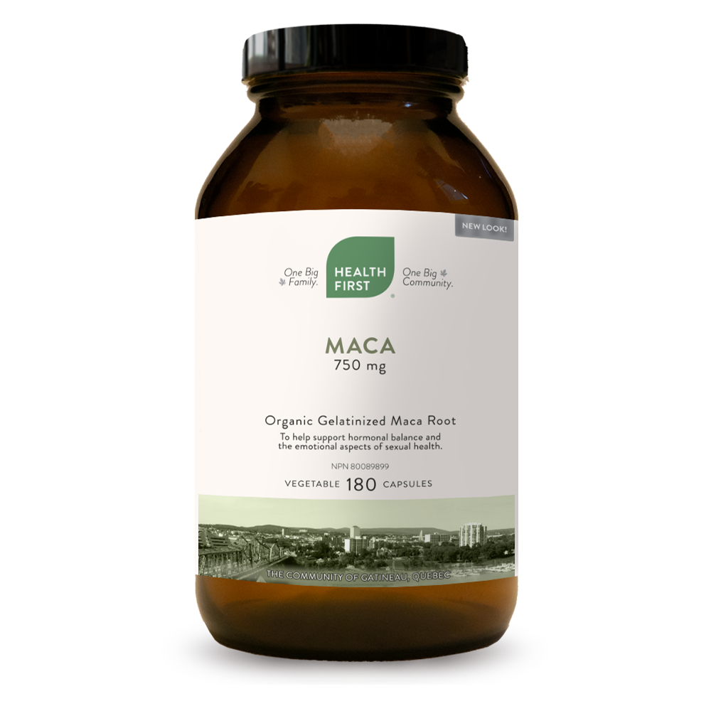 Organic Maca 750mg, 180 Capsules