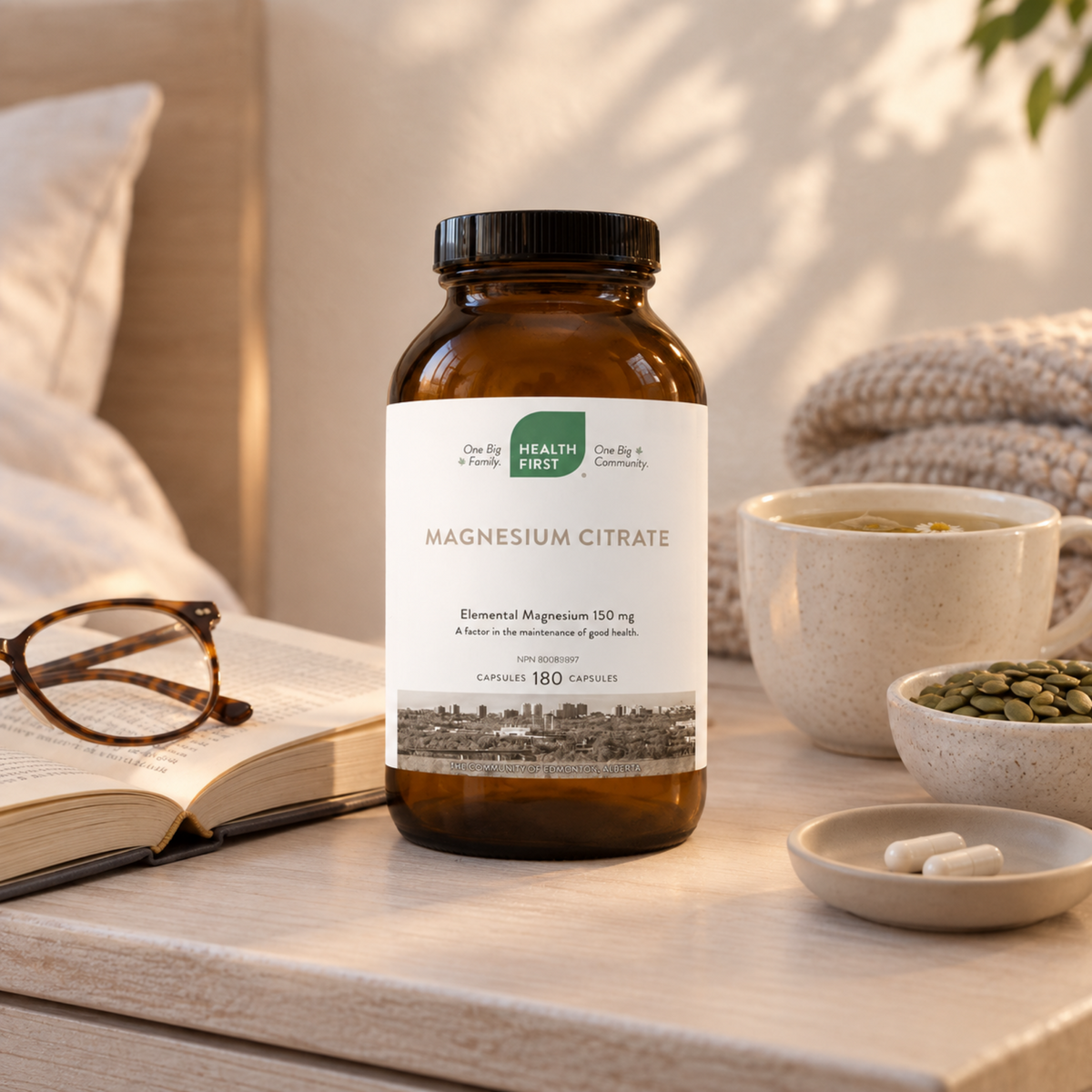 Magnesium Citrate 150mg, 180 Capsules