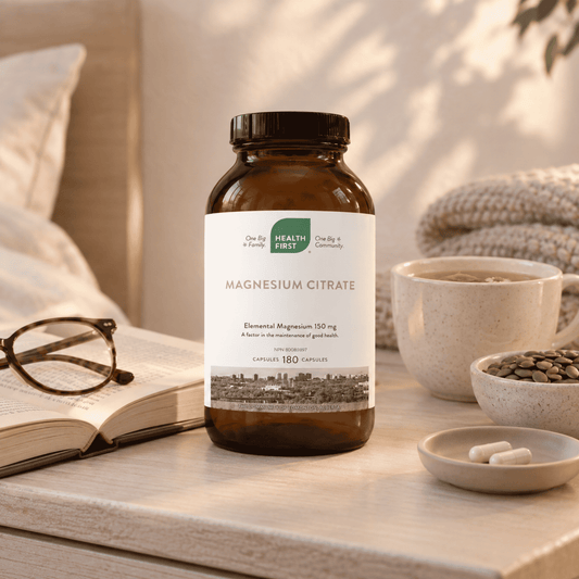 Magnesium Citrate 150mg, 180 Capsules