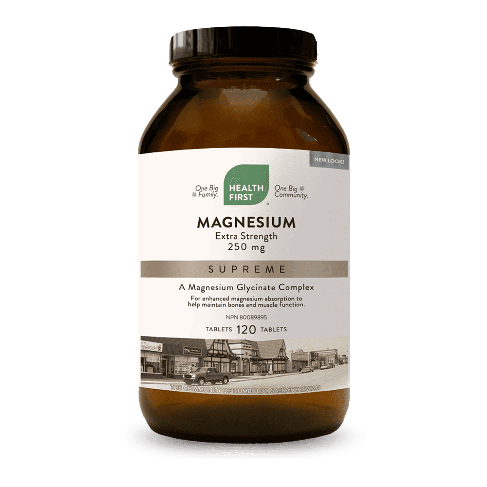 Magnesium Extra Strength Supreme 250mg, 120 Tablets