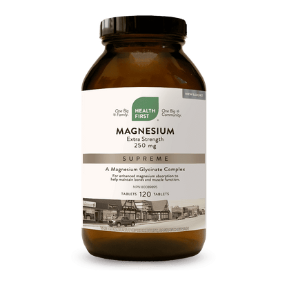 Magnesium Extra Strength Supreme 250mg, 120 Tablets