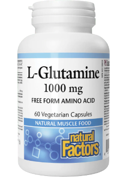 Natural Factors Micronized L-Glutamine 1000mg 60 Cap