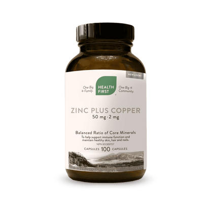 Zinc Plus Copper 50mg/2mg, 100 Capsules
