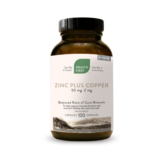 Zinc Plus Copper 50mg/2mg, 100 Capsules