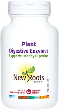 New Roots Herbal Plant Digestive Enzymes, 60 Caps