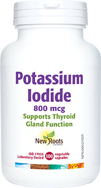 New Roots Herbal 800 mcg Potassium Iodide, 100 Caps