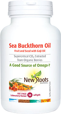 New Roots Herbal Seabuckthorn Oil, 30 Softgels