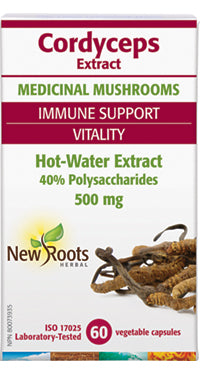 New Roots Herbal Cordyceps Extract, 60 Caps