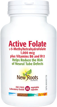 New Roots Herbal Active Folate, 60 Caps