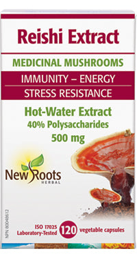 New Roots Herbal Reishi Extract, 120 Caps