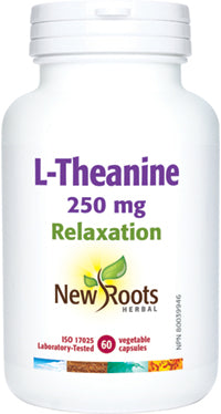 New Roots Herbal L-Theanine 250mg, 60 Caps