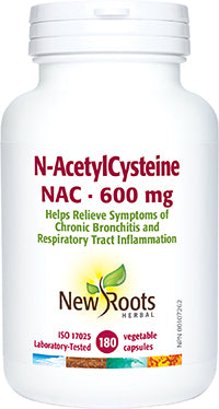 New Roots Herbal NAC, 600mg 180 Caps
