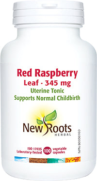 New Roots Herbal Red Raspberry, 100 Caps