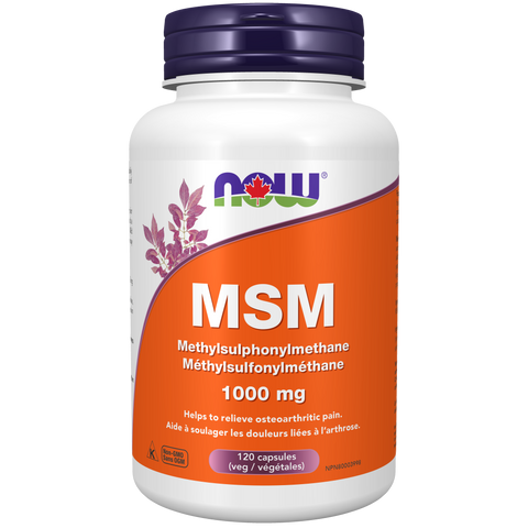NOW MSM 1,000 mg, 120 Caps