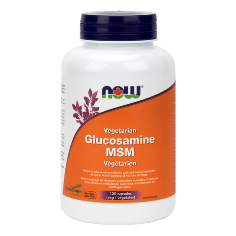 NOW Vegetarian Glucosamine & MSM, 120 Caps