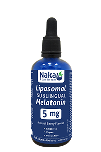 Naka Platinum Liposomal Sublingual Melatonin, 5 mg, 100ml