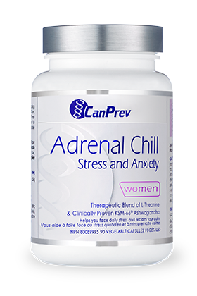 CanPrev Adrenal Chill for Women, 90 Caps.
