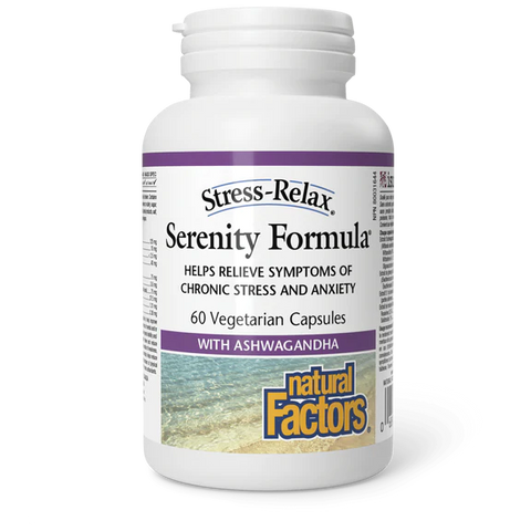 Natural Factors Serenity Formula, Stress-Relax, 60 caps
