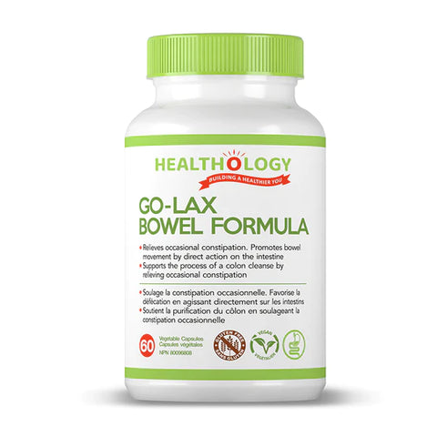 Healthology GO-LAX BOWEL FORMULA, 60 Caps