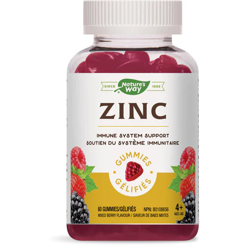 Nature's Way Zinc Gummies, Immune System Support / 60 gummies